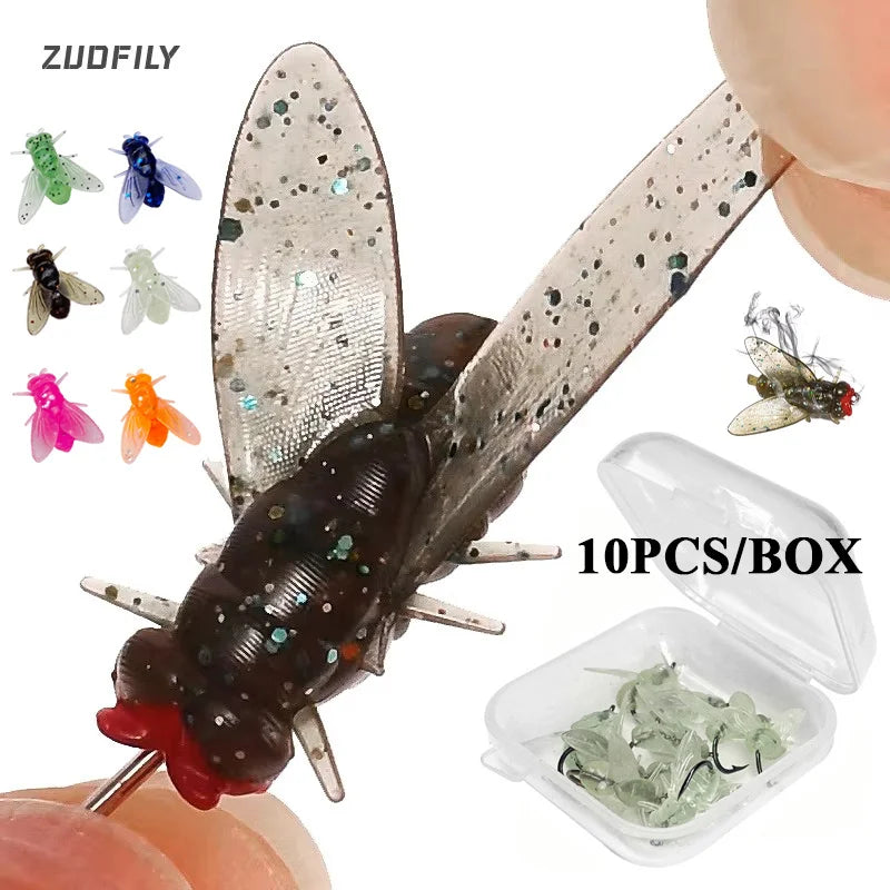 Soft Mosquito Bug Flies for Stream Fishing