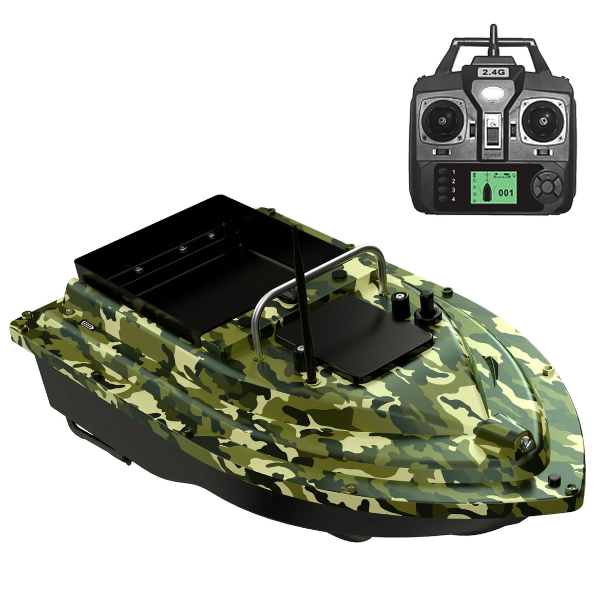 D16E GPS Bait Boat with Large Bait Hopper & Auto-Return