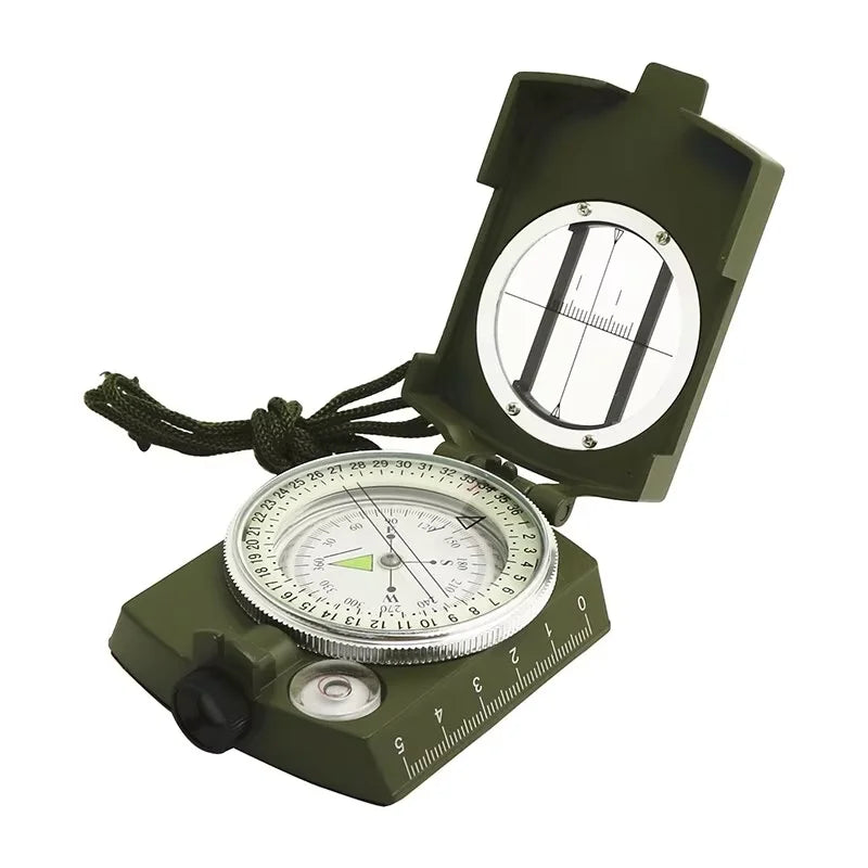Waterproof High Precision Compass Outdoor Gadget Sports Hiking Mountaineering Professional Military Army Metal Sight