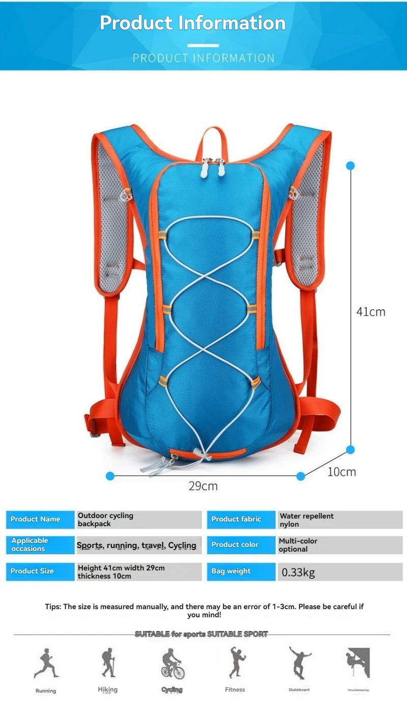 ThinkRider Cycling Backpack 12L Bicycle Bags Outdoor Sport Climbing Hiking MTB Road Bike Hydration Backpack
