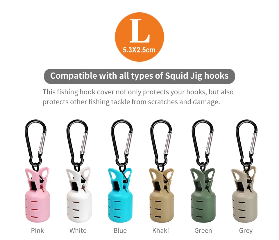 ilure Squid Jig Hook Covers (6 Pack)