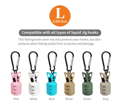 ilure Squid Jig Hook Covers (6 Pack)