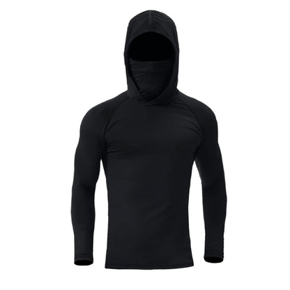 BOISHO UPF 50+ Fishing Hoodie with Face Mask