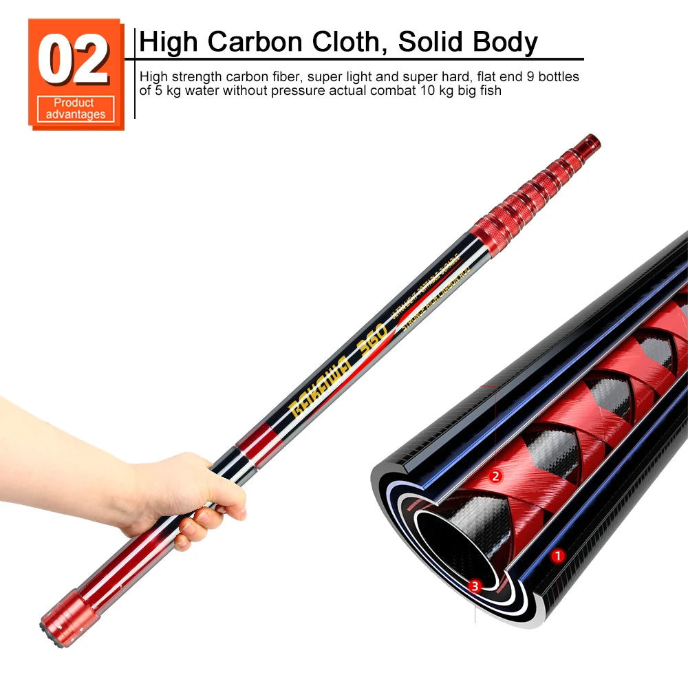 JOSBY Carbon Folding Landing Net 3-4m