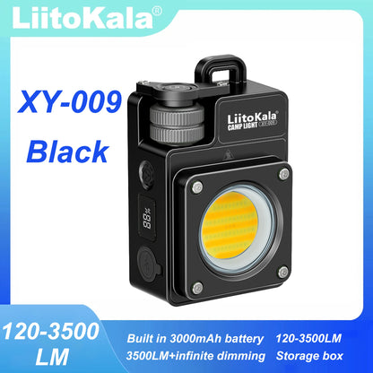 LiitoKala XY-009 Portable Rechargeable LED Camping Light Multi-Functional Carry-On Outdoor Activity Long Life