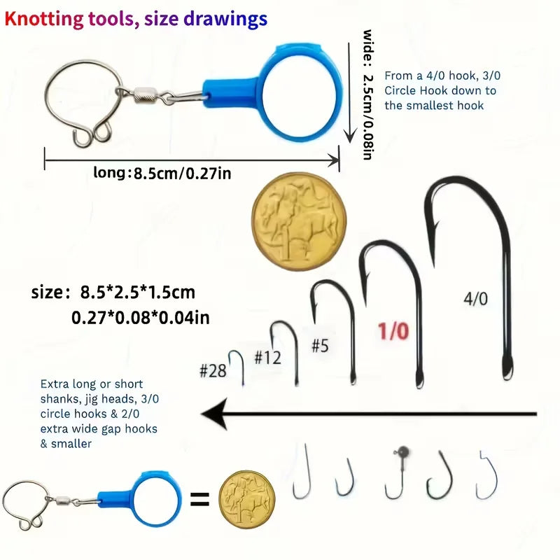Fishing Knot Tying Tool (2 Pack)