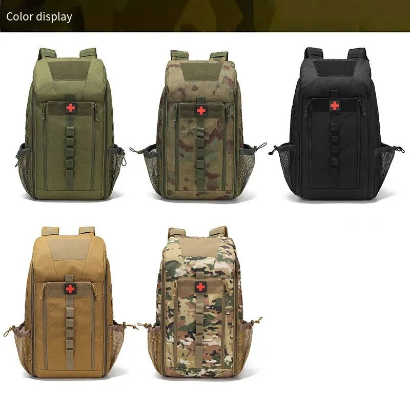 Outdoor Medical Backpacks Unisex Large-capacity Camping First Aid Bags Multifunctional Storage Mountaineering Backpacks
