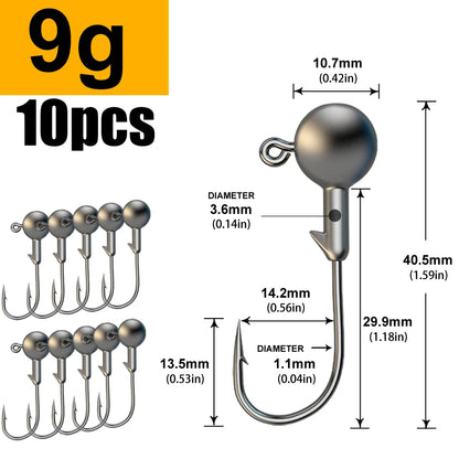 MrLurion Jig Head Hooks (1g-28g)