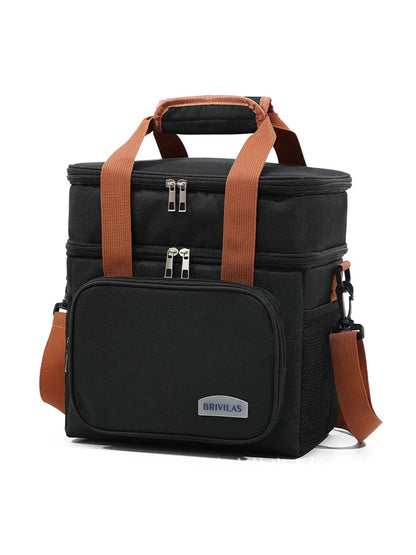 Fashion Crossbody Insulated Lunch Bag – Large Capacity Thermal Food Organizer for Business & Daily Use
