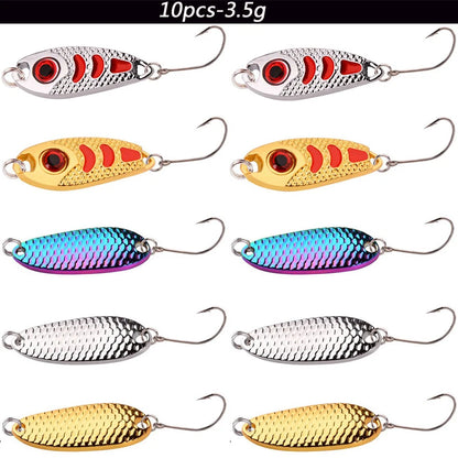 Trout Spoon and Spinner Lures (10 Pack)