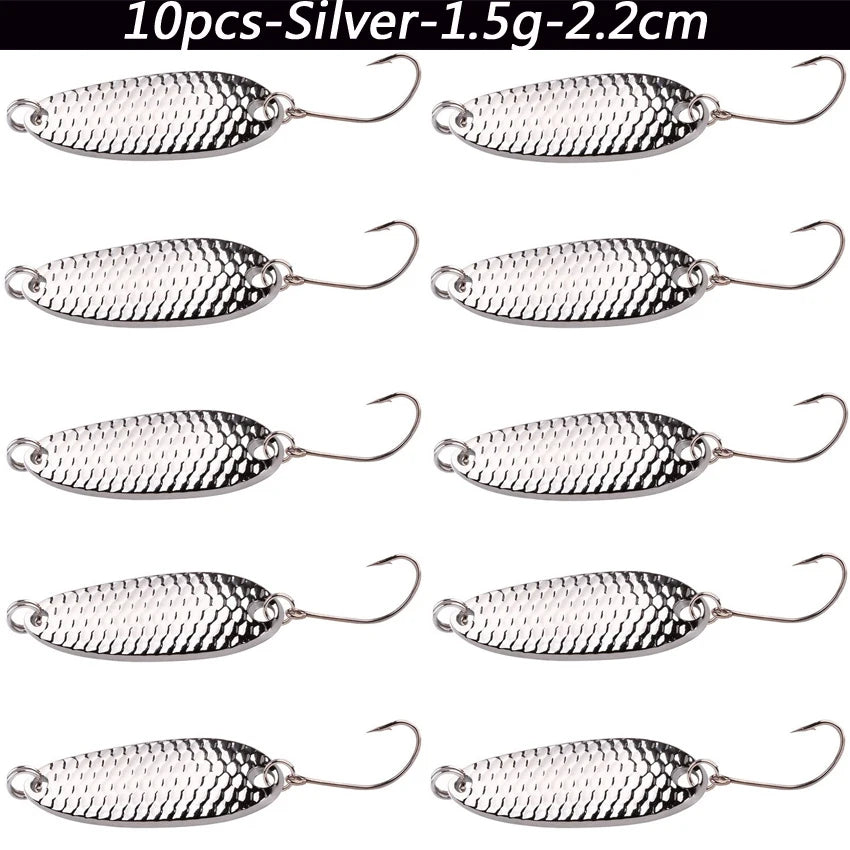 Mini Trout Spoon Lures 1.5-5g (10 Pack)