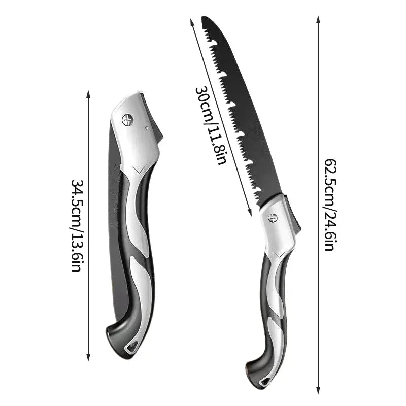 Folding Hand Saw Multifunctional Outdoor Logging Saw Woodworking Folding Portable Saw For Garden Pruner Gardening Tools Tree