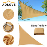 Waterproof Sun Shelter Triangle Sunshade Protection Outdoor  Cover Garden Patio Pool Shade Sail Awning Camping Sun Shade 420D