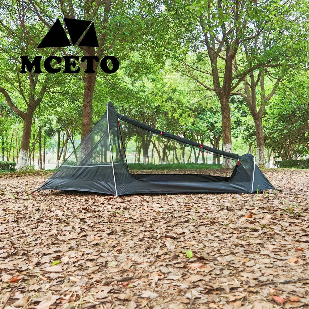 2 People Camping Tent Ultra Light Hiking Backpack Tent Dual Layer Waterproof Outdoor Travel Tunnel Tent  Portable Trekking Tent