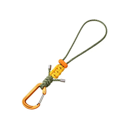 Quick-Release Paracord Water Bottle Hang Buckle Carabiner Portable Clip Multifunctional Hook for Outdoor Hiking Backpack