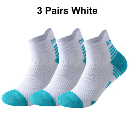 3/1Pairs Sport Compression Ankle Socks Men Women Professional Low Cut Fitness Marathon Running Outdoor Deodorant Breathable Sox
