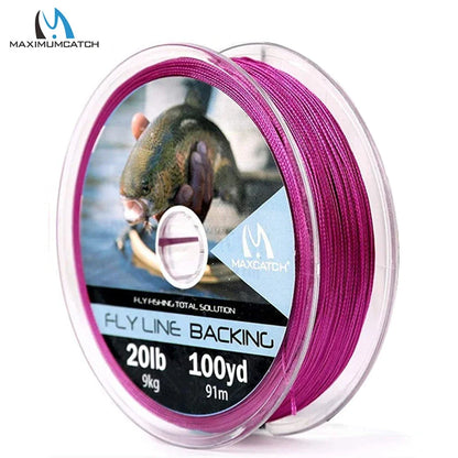 MAXIMUMCATCH Braided Fly Backing 100-300 Yds