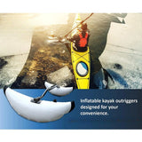 Kayak Inflatable Balance Float – Stabilizer System for Canoes, Fishing & Drifting Boats