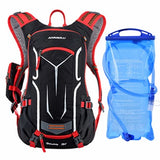 18L Cycling Backpack MTB Bicycle Bag with Rain Cover Breathable Riding Camping Hydration Bike Backpack Hiking Reflective Bags