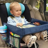 Children's Storage TableCar Child Safety Seat Storage TableTravelling Children's Drawing Board Baby Stroller Storage Hanging Bag