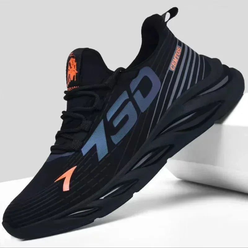 Men’s Slip-On Sneakers – Breathable Running Shoes for Walking, Training & Tennis (Lightweight Casual Comfort)