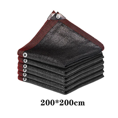 Sunshade Mesh Summer Outdoor Shading Shading Net Wrapped Perforated Shading Cloth Thickened Heat Insulation Net Shading Net