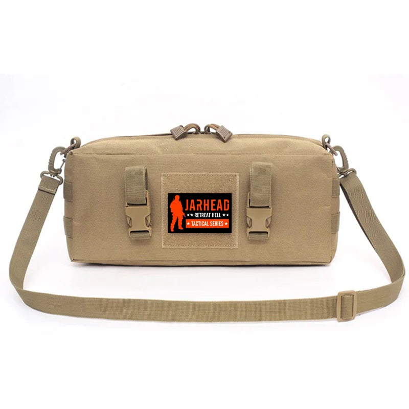 Tactical Pouch Molle EDC Nylon Waterproof Hunting Bag Sports Fishing Waist Pack Travel Camping Hunting Cross-body Shoulder Bag