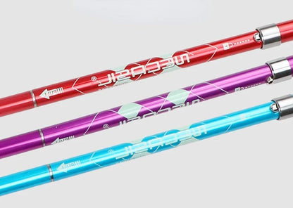 2PCS Trekking Poles Adjustable Ultralight Walking Sticks Alpenstock Outdoor Hiking-Climbing Mountaineering Sticks