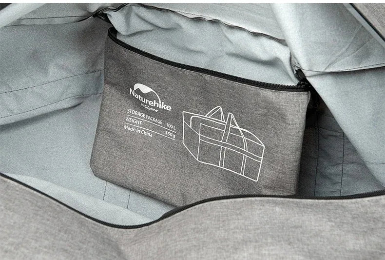 Naturehike Storage Bags 45L 100L Large Capacity Folding Durable Bags Travel Bag for Family Camping Outdoor Activities