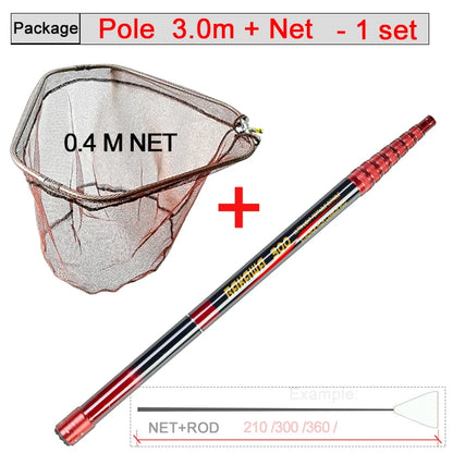 JOSBY Carbon Folding Landing Net 3-4m