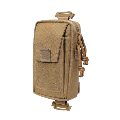 Molle Backpack Strap Bag Phone Holder Outdoor Sports Running Camping Hiking Hunting Accessories Organizer EDC Tool Waist Pouch