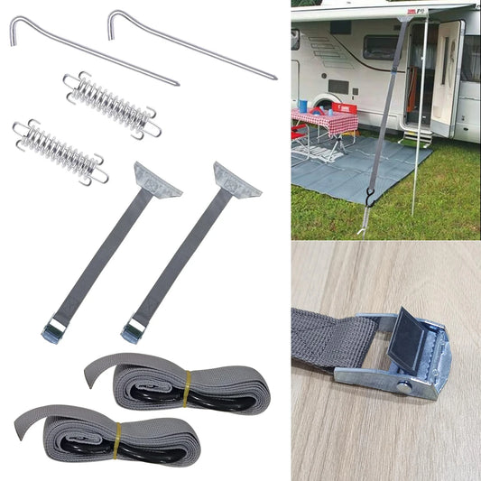 For Fiamma Thule Storm Straps Tensioner Awning Tie Down Caravan Motorhome Green Any Combination RV Parts  Accessories