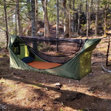 Lightweight Camping Hammock Tent with Mosquito Net Canopy Backpacking Travel Bed Includes Trees Perfect for Hiking Outdoor Use