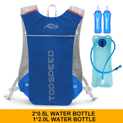 Outdoor Trail Running 5L Ultralight Backpack Hydration Jogging Vest Men Breathable Marathon Bicycle Bag Fitness Running Bag
