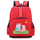 Peppa Pigs Schoolbag Print Backpack for Boys Girls Large Capacity Backpacks for Primary School Students Bag Birthday Gift