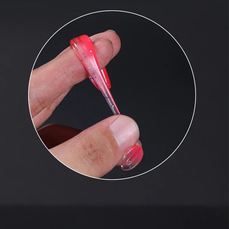 Fishing Lure Soft Tail Bait Set 55/65/75mm Swimbaits Silicone Wobblers Pesca Bass Carp Fishing Tackle Random Color 10/50/100Pcs