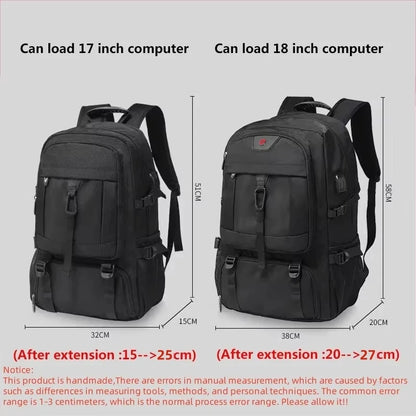 50L 80L Backpack Large Travel Backpack Men Separate Shoe Compartment Business Bag Outdoor Sports Man Black Storage Backpacks
