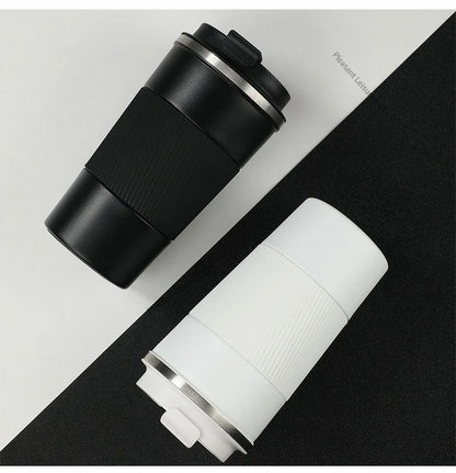 380/510ML Stainless Steel Car Thermal Cup Coffee Cup  for Outdoor Sports Cold and Heat Thermal Mug Tumbler Insulated Flask Water