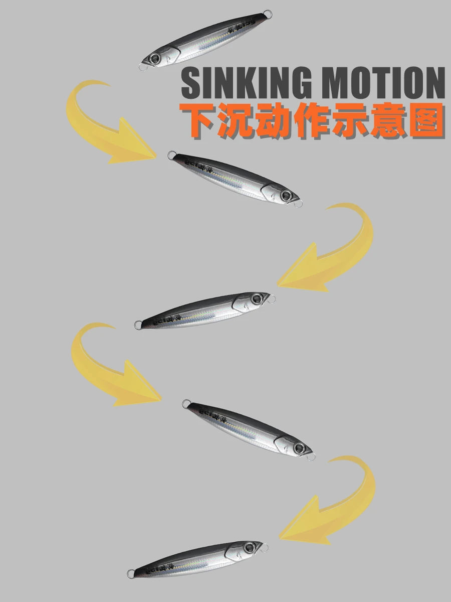 Mr JigginG Fast Sinking Metal Jig (10-40g)