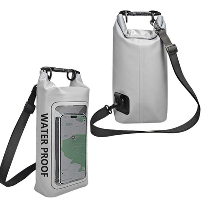 2L/5L PVC Swimming Waterproof Bag,Mobile Phone Waterproof Dry Bag for Trekking Drifting Rafting Surfing Boating Storage Bag