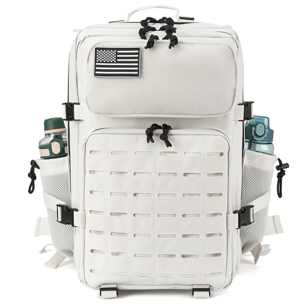 45L Tactical Backpack Molle System Men's Outdoor Hiking Rucksack with Bottle Holder EDC GYM Hunting Bag for Survival