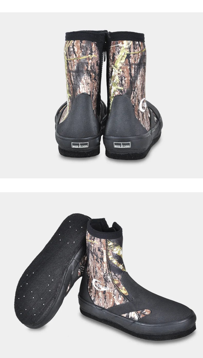 5mm Neoprene Felt Sole Wading Shoes