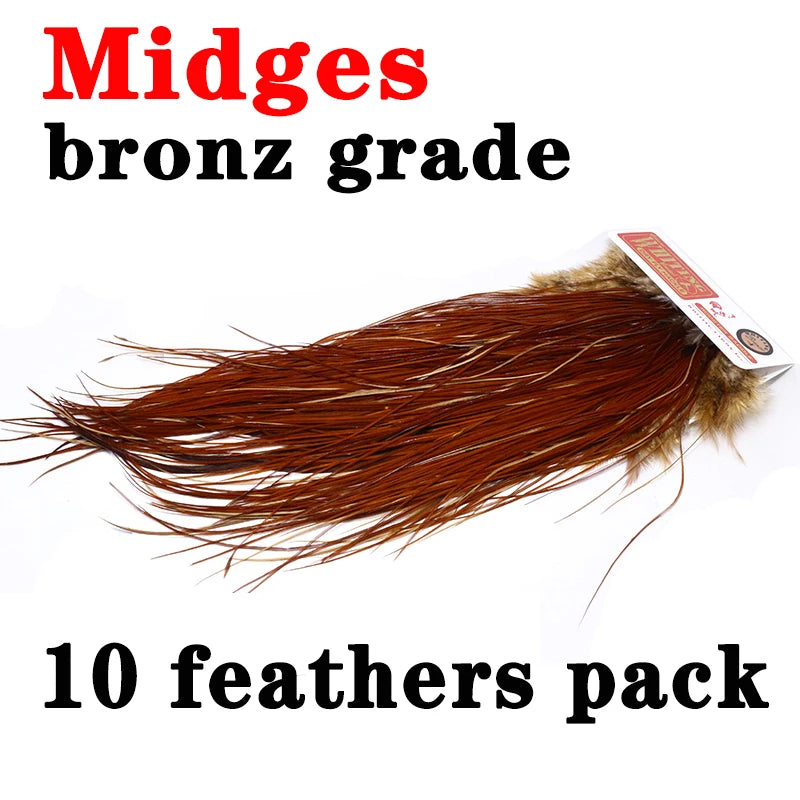 Whiting Farms Midge Saddle Hackle (10 Feathers)