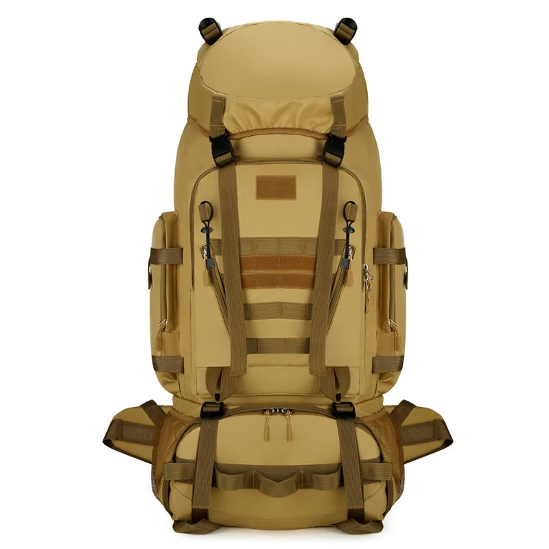 90L Travel Bag Camping Backpack Tactical Hiking Climbing Bags Mountaineering Large Sport Knapsack Outdoor Men Luggage Rucksack