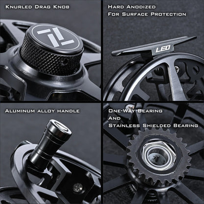 LEO Ultralight Aluminum Fly Reel