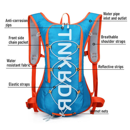 ThinkRider Cycling Backpack 12L Bicycle Bags Outdoor Sport Climbing Hiking MTB Road Bike Hydration Backpack