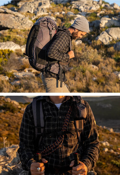 Naturehike Camping Backpack 60+5L Large Capacity Waterproof Climbing Bag Ultralight Travel Man Backpack Outdoor Hiking Backpack