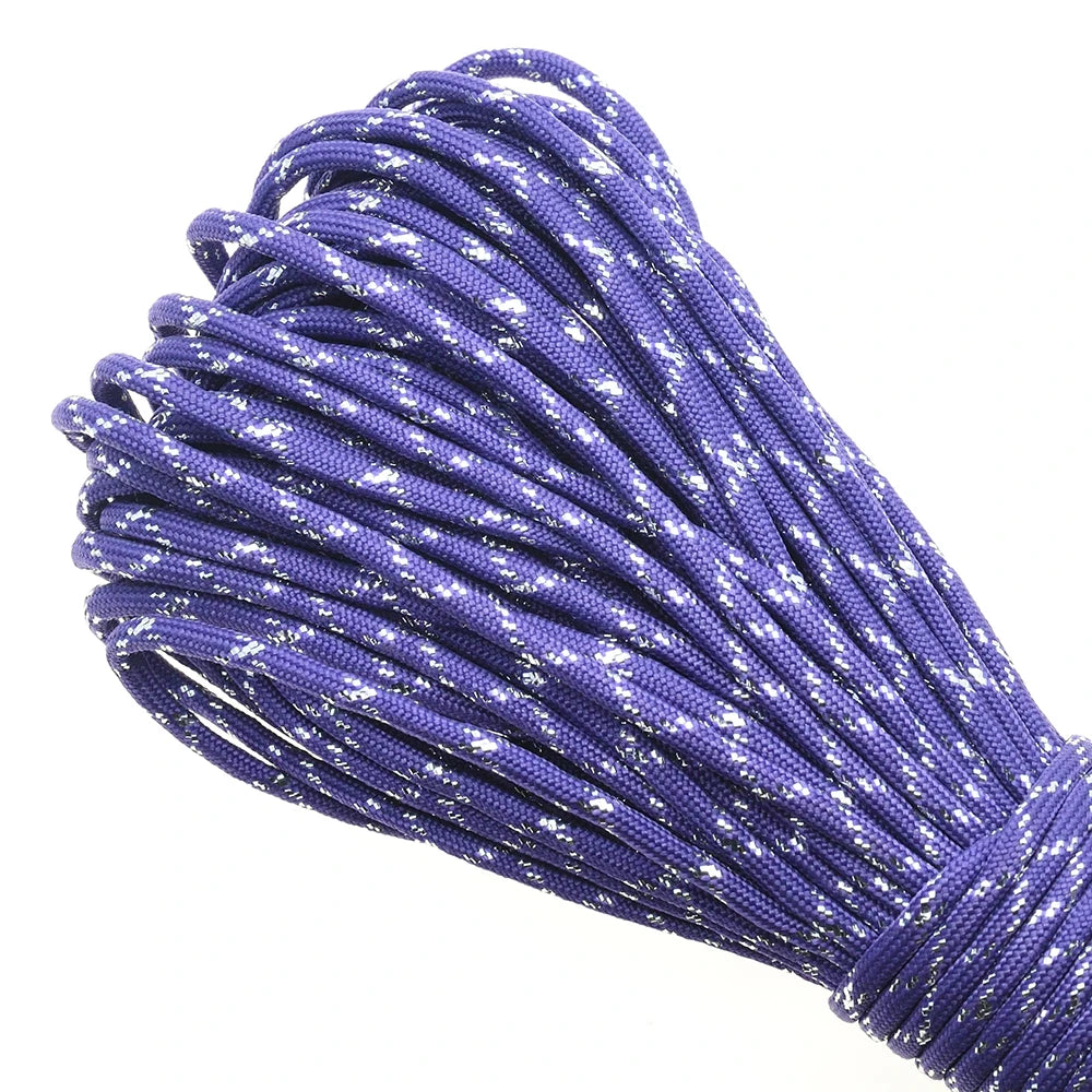 Gold & Silver 550 Paracord – Type III, 100ft, 19 Colors