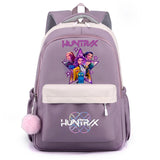 School Backpack for Students KPop Demon Hunters Daily Bagpack 2025 Hot Movie Print Backpacks for Girl Boy Laptop Usb Port Bag
