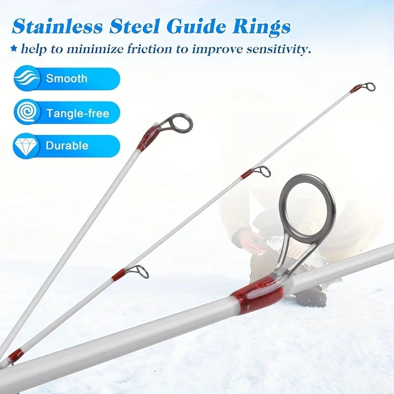 Ultralight Plug-In Ice Fishing Rod
